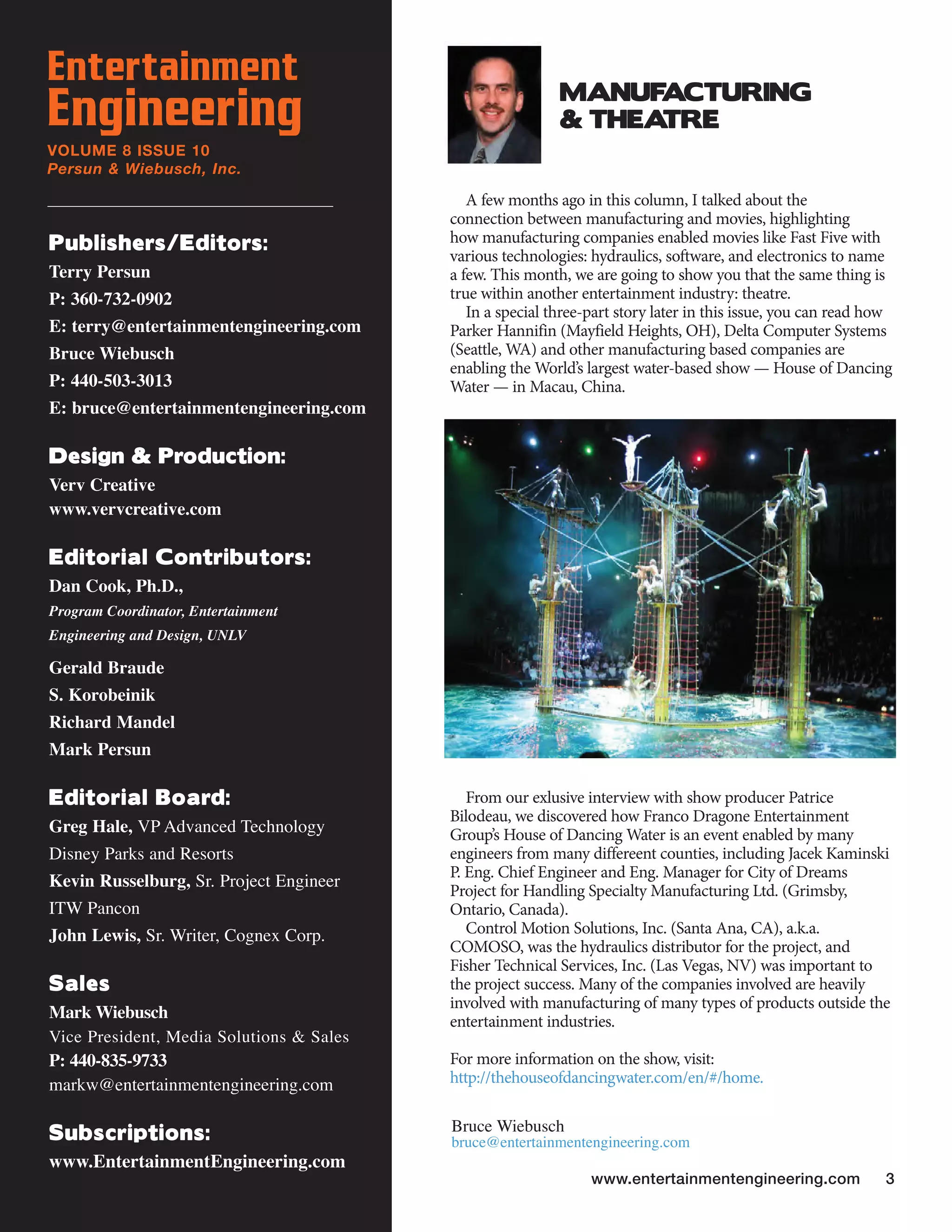 Entertainment Engineer Entertainment Engineering Dancing Water Story | PDF