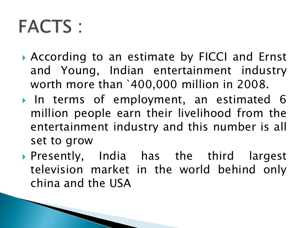 Entertainment industry in india