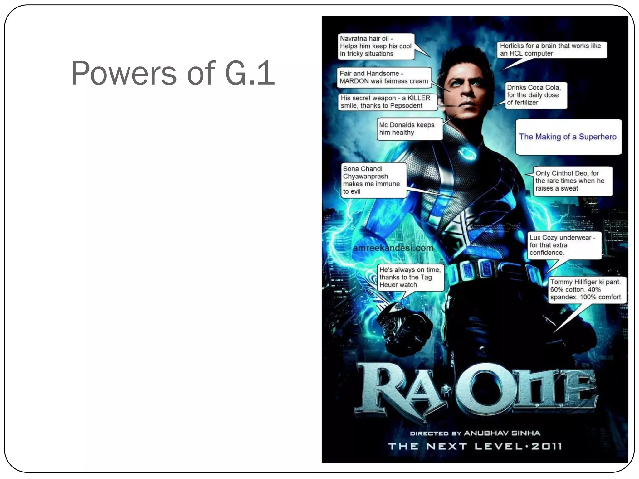 Powers of G.1
 