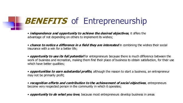 advantages of social entrepreneurship pdf