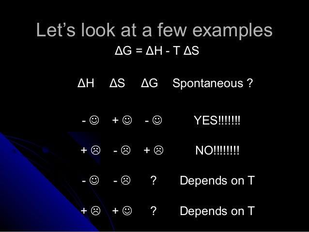 entropy vs enthalpy entropy vs enthalpy
