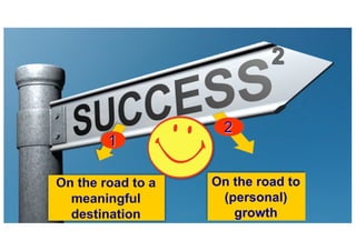 On the road to
(personal)
growth
2
 
