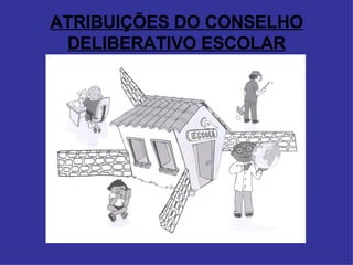 ATRIBUIÇÕES DO CONSELHO DELIBERATIVO ESCOLAR 