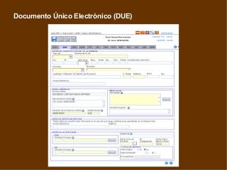 Documento Único Electrónico (DUE)
 