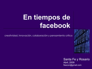 En Tiempos De Facebook