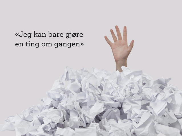 En ting om gangen | PDF