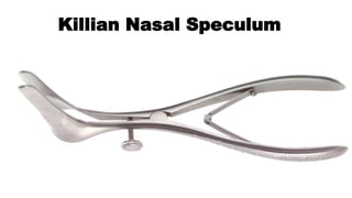 Killian Nasal Speculum