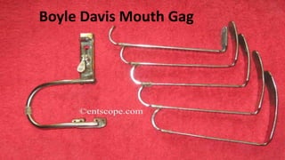 Boyle Davis Mouth Gag