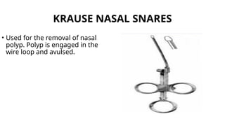 Comprehensive Overview of Ear, Nose, and Throat Surgical Instruments | PPTX
