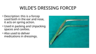 Comprehensive Overview of Ear, Nose, and Throat Surgical Instruments | PPTX