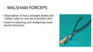 Comprehensive Overview of Ear, Nose, and Throat Surgical Instruments | PPTX