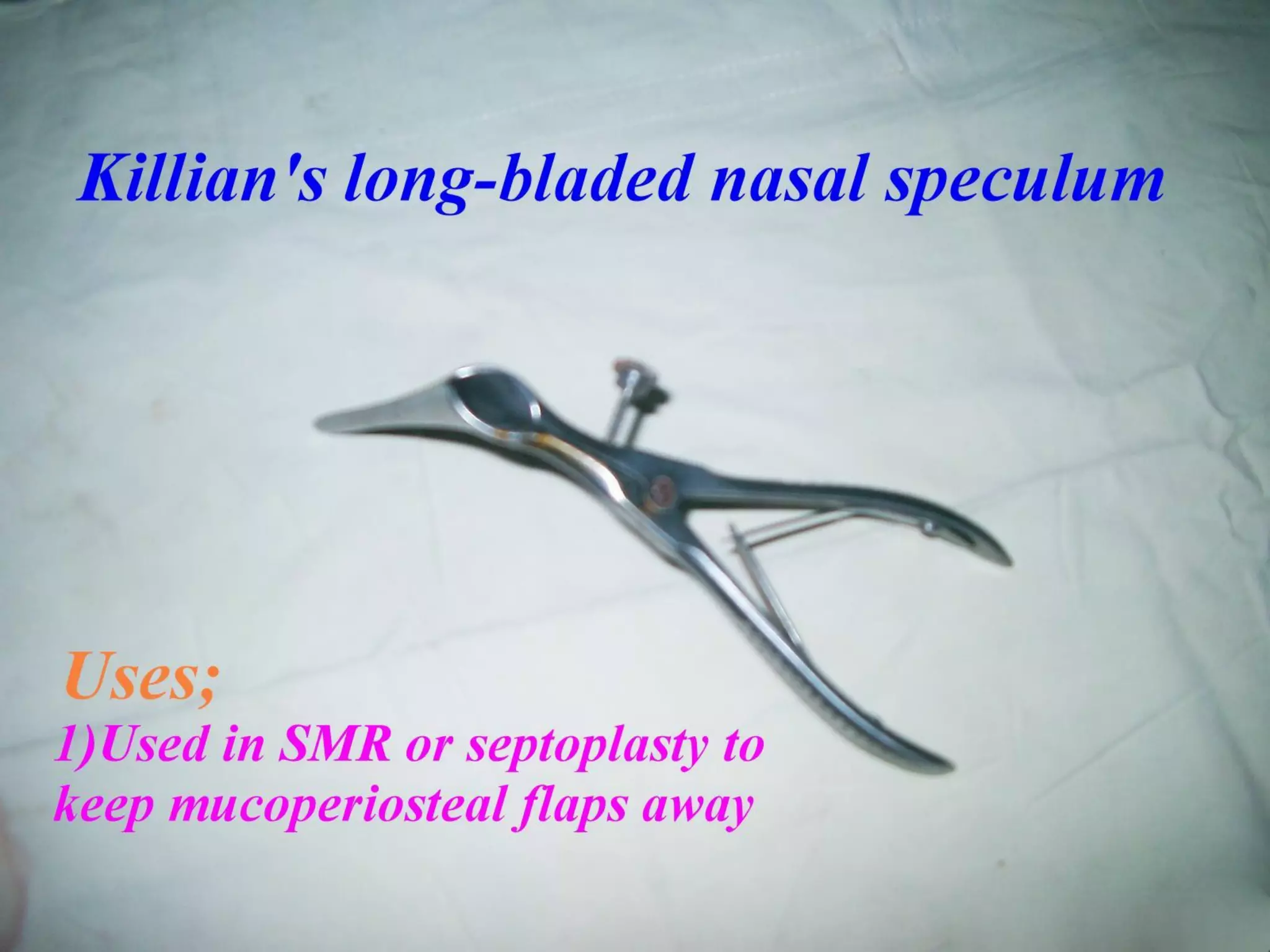 ENT (EAR NOSE THROAT ) Surgical instruments with their uses | PPT