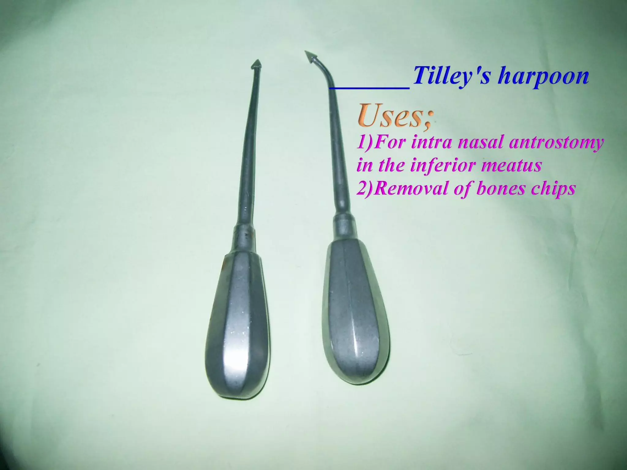 ENT (EAR NOSE THROAT ) Surgical instruments with their uses PPT