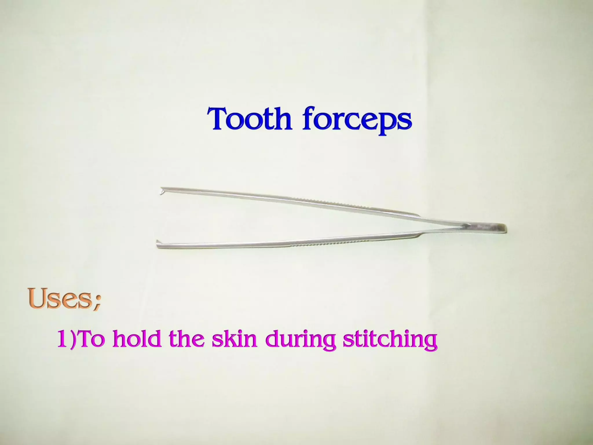 ENT (EAR NOSE THROAT ) Surgical instruments with their uses PPT