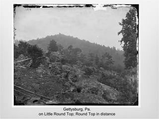 Gettysburg, Pa.
on Little Round Top; Round Top in distance
 