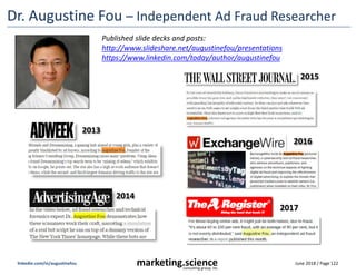 June 2018 / Page 122
marketing.science
consulting group, inc.
linkedin.com/in/augustinefou
Dr. Augustine Fou – Independent...