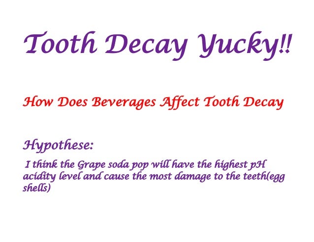 Entire project tooth decay