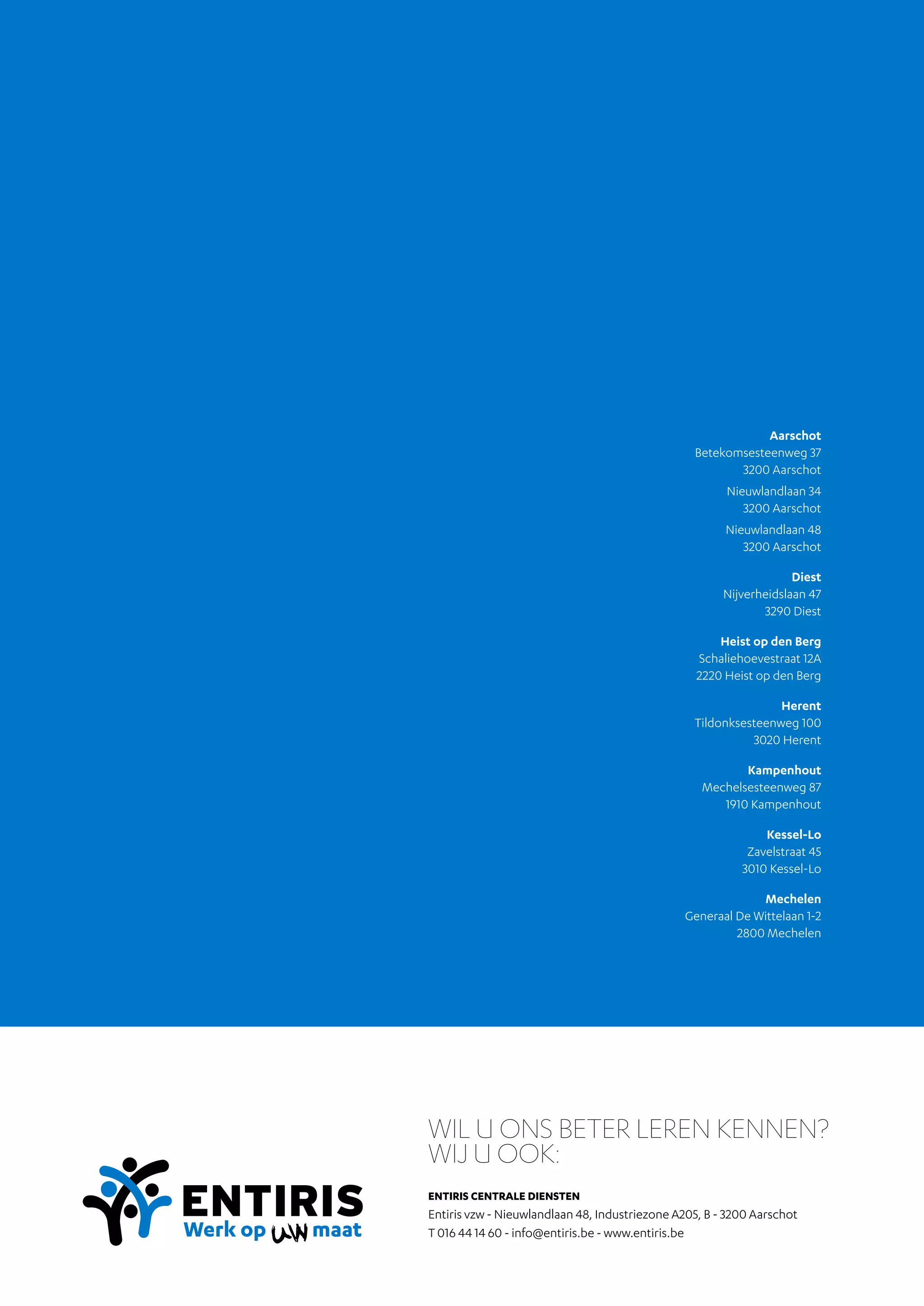 Entiris Entiris Bedrijfsbrochure | PDF
