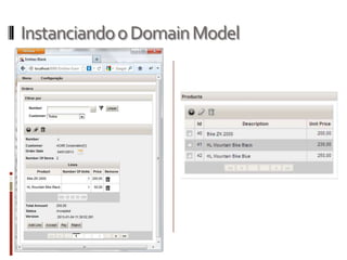 Instanciando o Domain Model
 