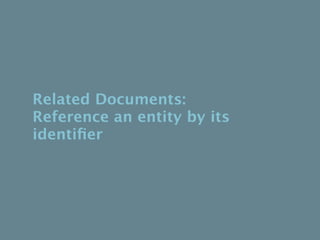 Map Function
function(doc) {
  if ("book" == doc.collection) {
    emit([doc._id, 0], doc.title);
  }
  if ("author" == doc.collection) {
    for (var i in doc.books) {
      emit([doc.books[i], 1], doc.name);
    }
  }
}
 