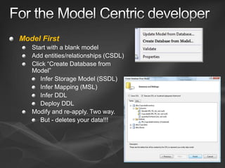 Entity Framework v1 and v2