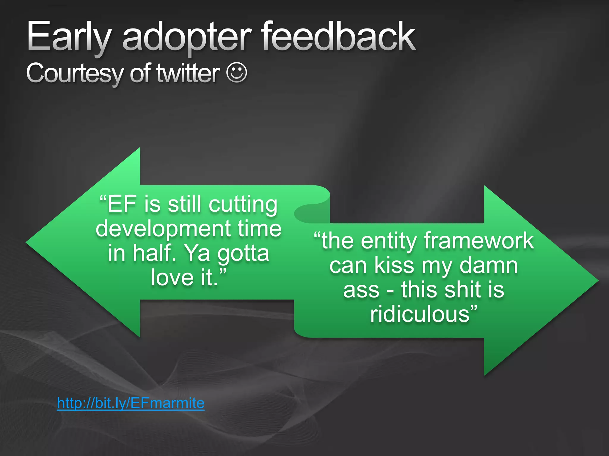 Entity Framework V1 and V2