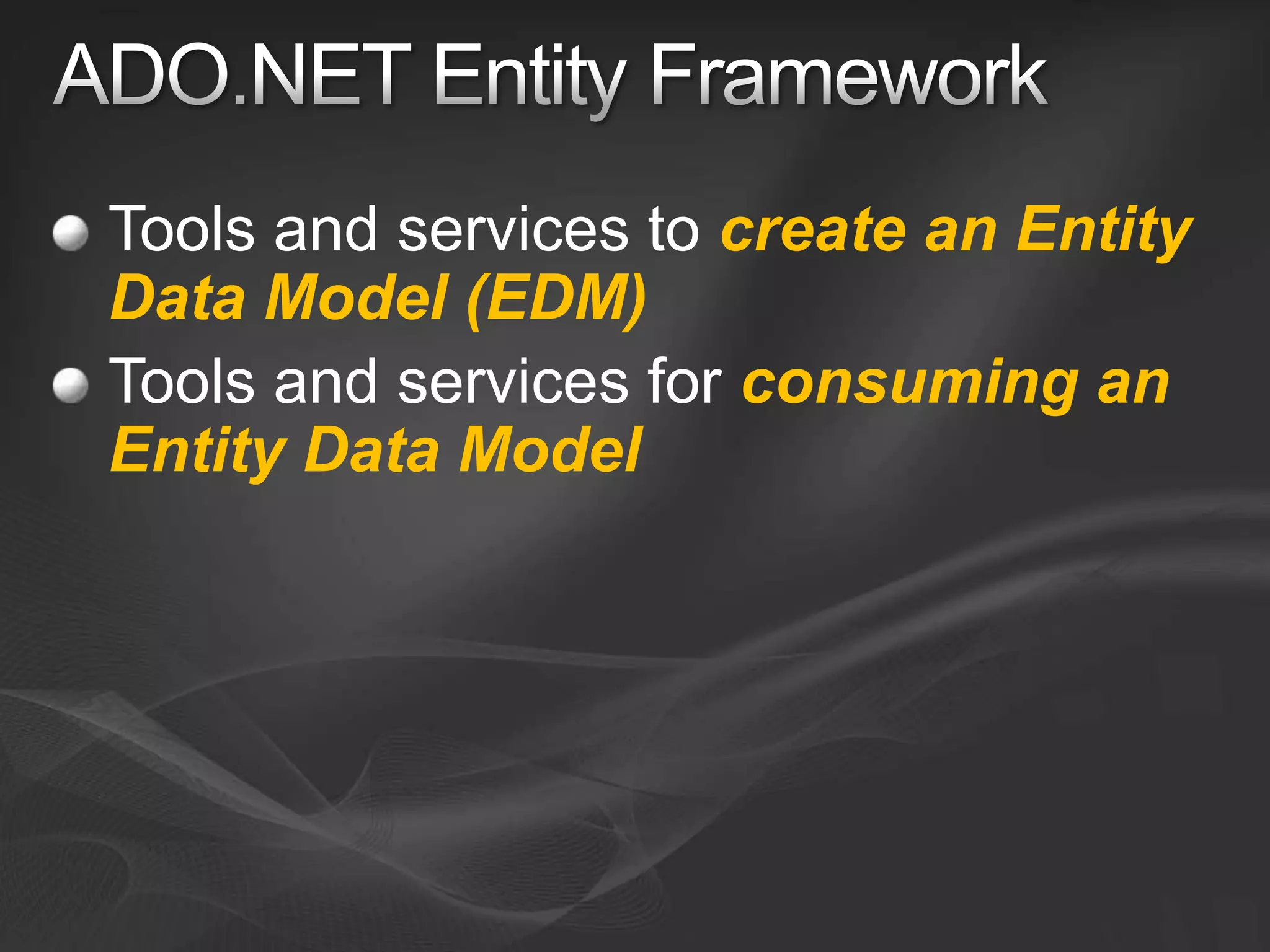 Entity Framework V1 and V2