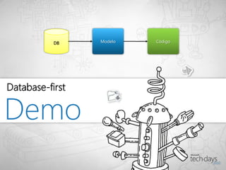 DB    Modelo   Código




Database-first

Demo
 