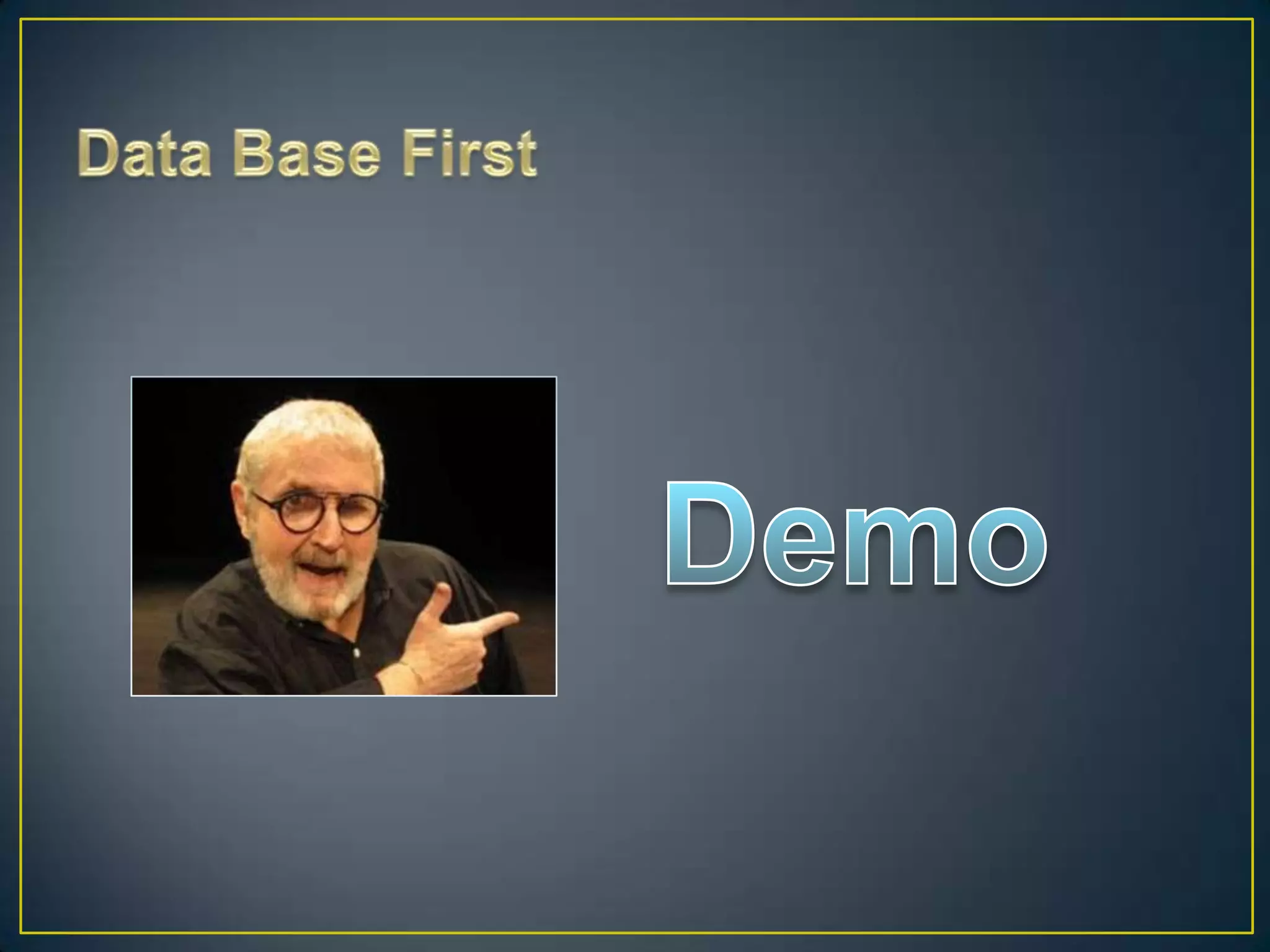 Data Base FirstDemo