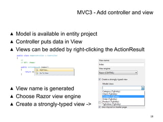 Better SQL Generation and SPROC support: EF4 executes better SQL, and includes better integration with SPROCs