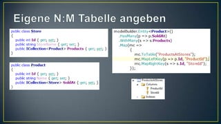 Eigene N:M Tabelle angeben
