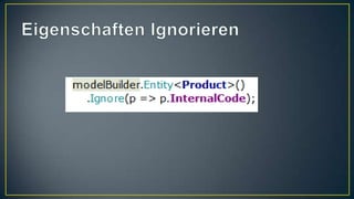 Eigenschaften Ignorieren
