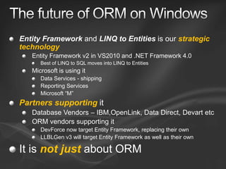Entity Framework Overview