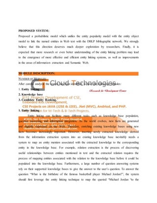 Entity linking with a knowledge base issues techniques and solutions | DOCX