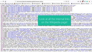 Look at all the Internal links
on the Wikipedia page!
 