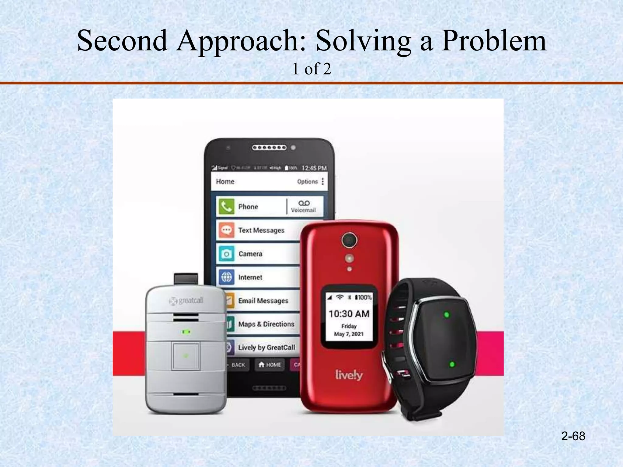 Second Approach: Solving a Problem
1 of 2
2-68
 