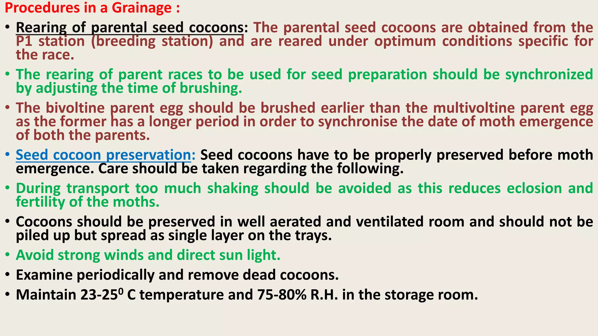 ENTO 332_Lec No.10_Grainage and Chawki and Late age rearing.pptx