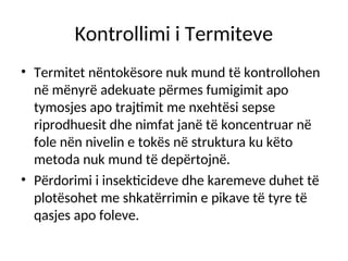 Entomologjia Urbane- Termitet.ppt terimites like drywood and dampwood | PPT