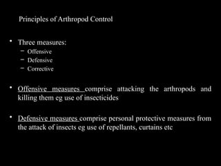 Defensive Control Measures Comprehensive Overview of Medical Entomology: Arthropods, Disease ...