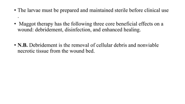 ENTOMOLOGY (MYIASIS) - INFECTION OF HUMAN TISSUE BY MAGGOTS.pptx