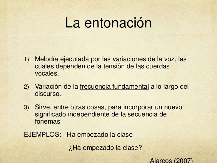 Entonacion