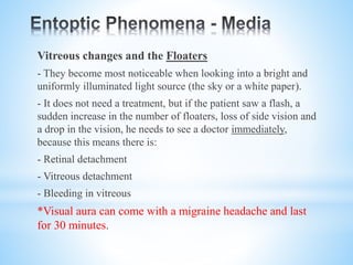 Entoptic Patterns Entoptic Phenomena.pptx