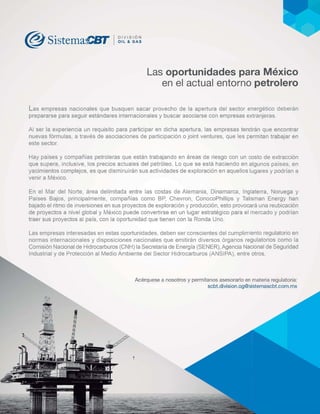 México ante el actual entorno petrolero mundial