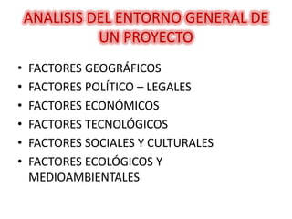 Factores tecnológicos