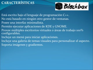 Entorno grafico de slackware version 13 | PPT