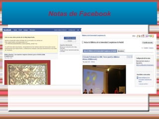 Notas de Facebook
 