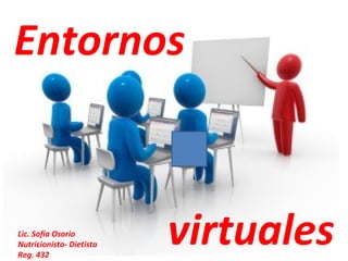 Entornos
virtualesLic. Sofía Osorio
Nutricionista- Dietista
Reg. 432
 