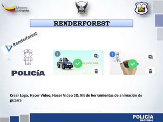 Crear Logo, Hacer Video, Hacer Video 3D, Kit de herramientas de animación de
pizarra
RENDERFOREST
 