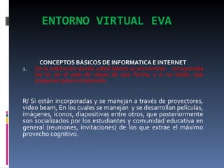 Entorno virtual eva