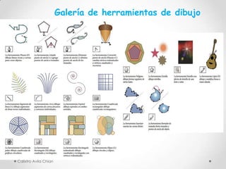Galería de herramientas de dibujo

Calixtro Avila Chian

 
